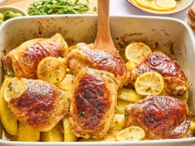 Slow Cooker Greek Lemon Chicken with Potatoes