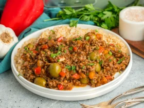 Slow Cooker Cuban Picadillo (Ground Beef & Olives)