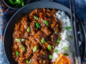Slow Cooker Korean Beef (Bulgogi Style)