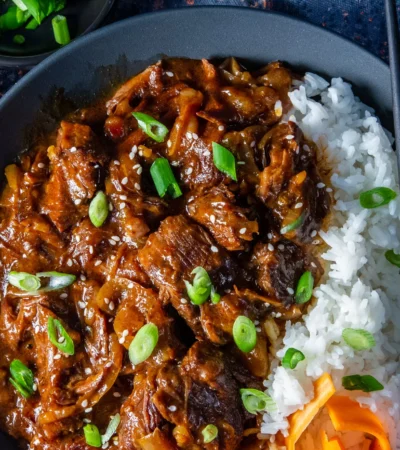 Slow Cooker Korean Beef (Bulgogi Style)