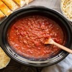Slow Cooker Ground Beef Pasta Sauce